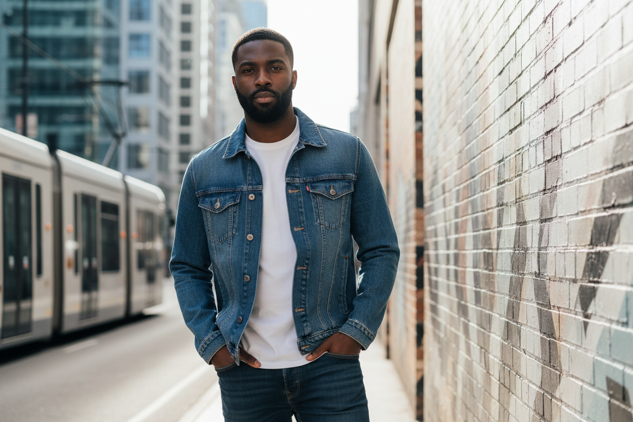 Men's Denim Jackets - Flexi Africa