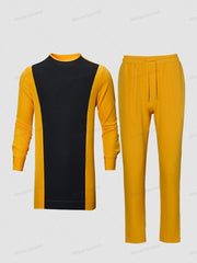 2024 New in Nigerian African Men Traditional Outfit 2 Piece Sets High Quality Fashion Shirts and Pants Africa Clothes Costumes - Free Delivery Worldwide only at Flexi Africa