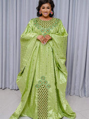 Inspired Bazin Gown – African Wedding & Party Dress for Women