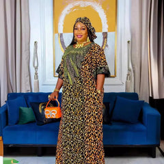 Buy African Dresses Dashiki Ankara Outfits Evening Gown Dubai Kaftan Abaya Robe Outfits for only $34.24 at Flexi Africa