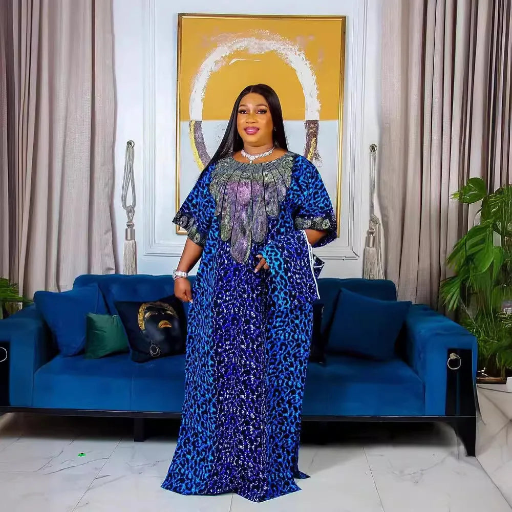 Buy African Dresses Dashiki Ankara Outfits Evening Gown Dubai Kaftan Abaya Robe Outfits for only $34.24 at Flexi Africa