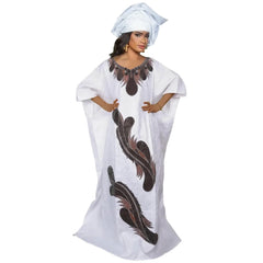 Inspired Bazin Gown – African Wedding & Party Dress for Women