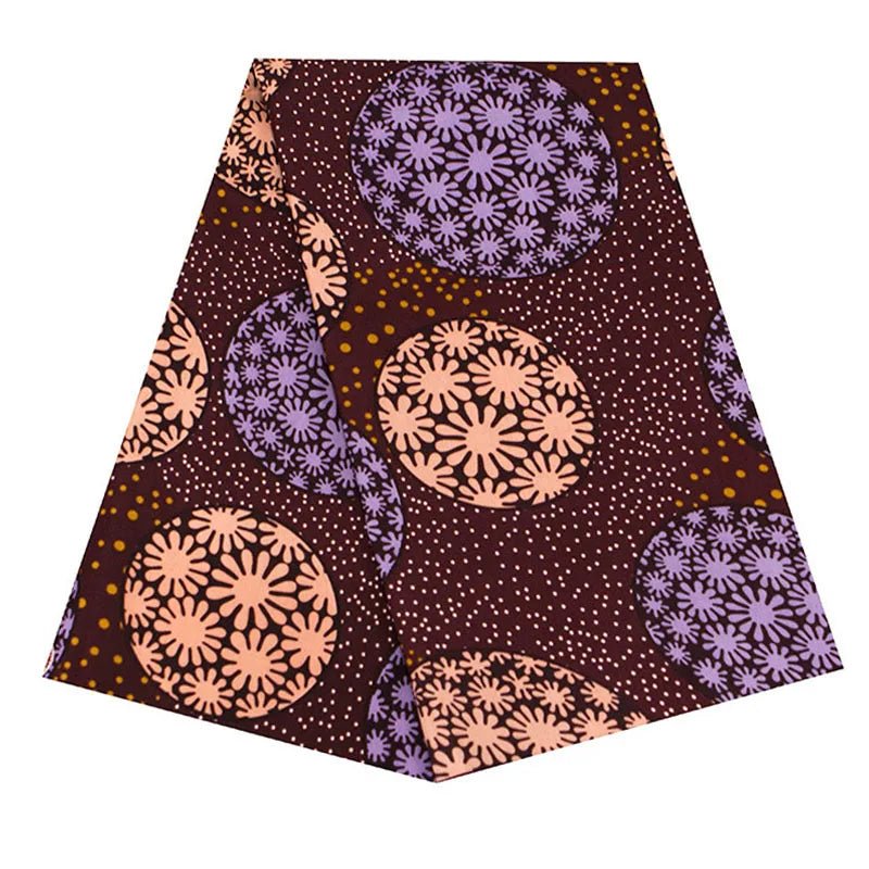 African Ankara Prints Wax Fabric Patchwork Retro Style Warp Sewing Woman Dress Craft DIY Africa Material 100% Polyester By Yard - Free Delivery Worldwide only at Flexi Africa