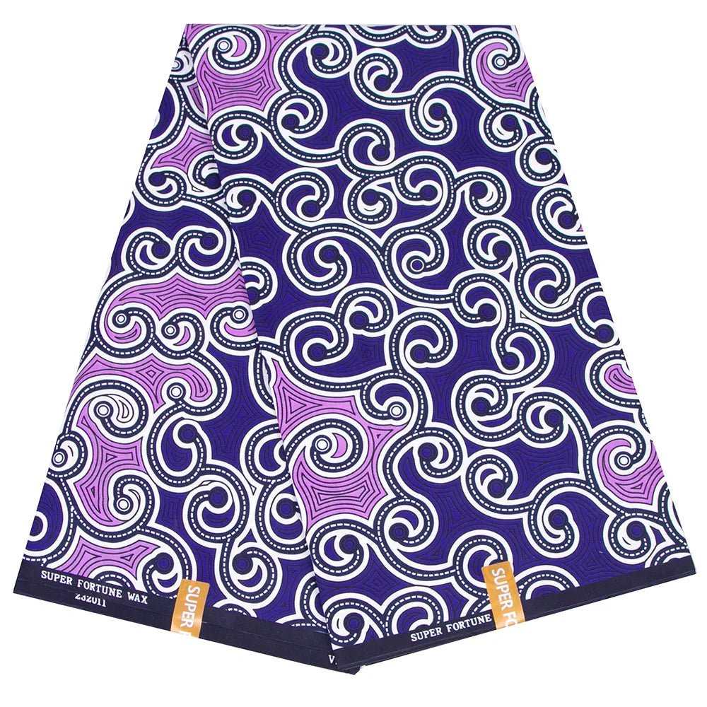 African Ankara Prints Wax Fabric Patchwork Retro Style Warp Sewing Woman Dress Craft DIY Africa Material 100% Polyester By Yard - Free Delivery Worldwide only at Flexi Africa