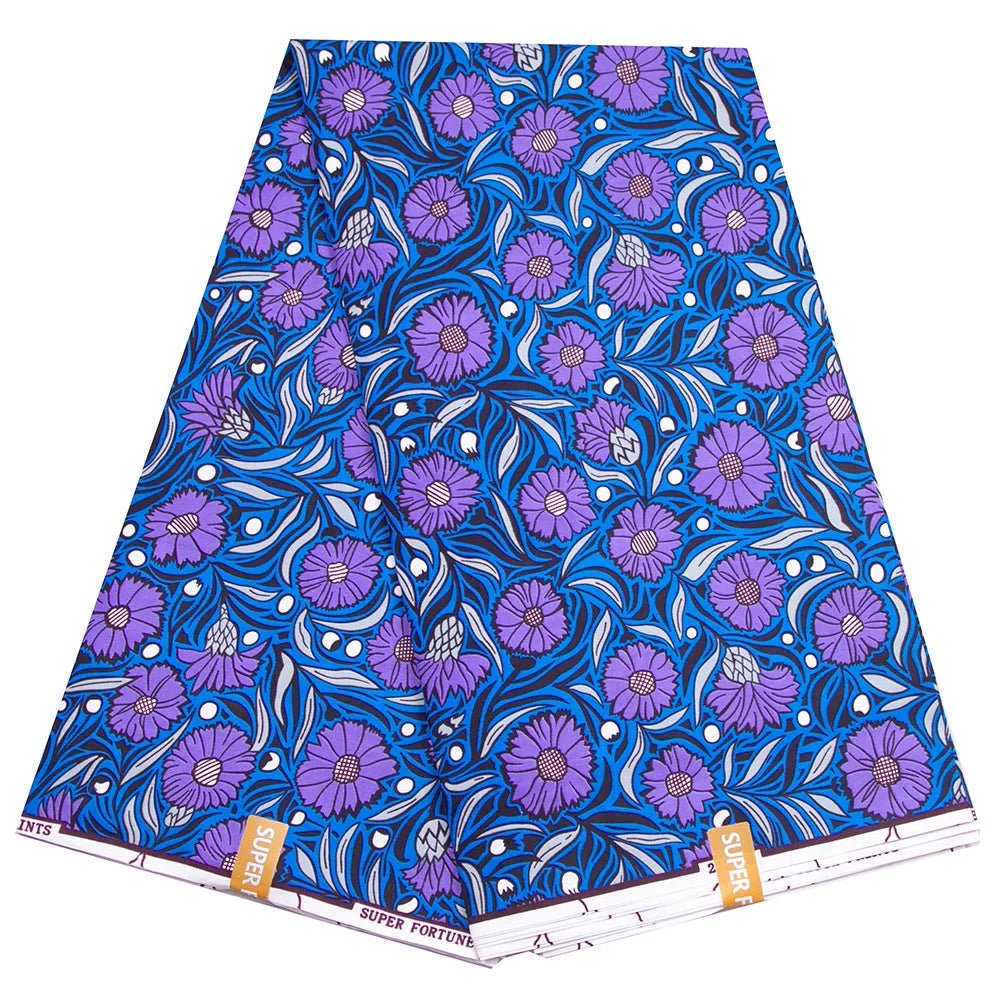 African Ankara Prints Wax Fabric Patchwork Retro Style Warp Sewing Woman Dress Craft DIY Africa Material 100% Polyester By Yard - Free Delivery Worldwide only at Flexi Africa