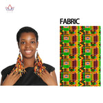 African Ankara Tassel Earrings – Handmade Boho Long Tribal Fabric Jewelry - Free Delivery Worldwide only at Flexi Africa