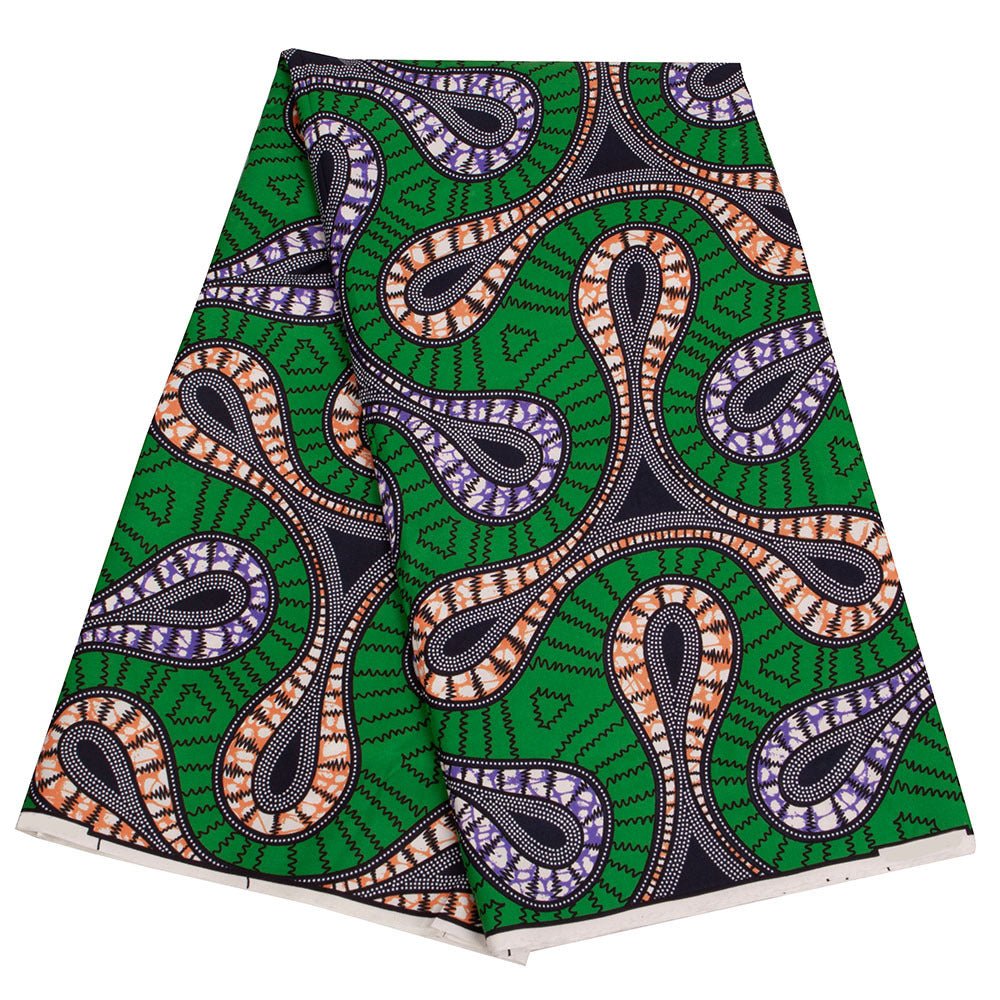 Buy African Ankara Wax Print Fabric – 100% Polyester Block Pattern Material for Sewing for only $4.31 at Flexi Africa!