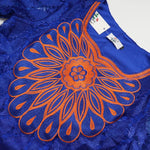 African Clothing for Women – Traditional Plus Size Floral Embroidered Dress - Free Delivery Worldwide only at Flexi Africa