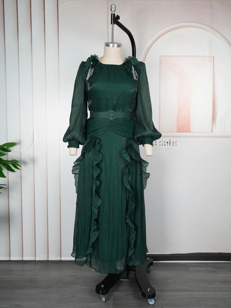 African Dresses For Woman 2025 Africa Clothing Wedding Party Evening Gowns Dashiki Ankara Outfits Dubai Turkey Kaftan Abayas - Free Delivery Worldwide only at Flexi Africa