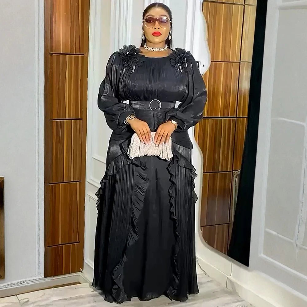 African Dresses For Woman 2025 Africa Clothing Wedding Party Evening Gowns Dashiki Ankara Outfits Dubai Turkey Kaftan Abayas - Free Delivery Worldwide only at Flexi Africa