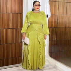 African Dresses For Woman 2025 Africa Clothing Wedding Party Evening Gowns Dashiki Ankara Outfits Dubai Turkey Kaftan Abayas - Free Delivery Worldwide only at Flexi Africa