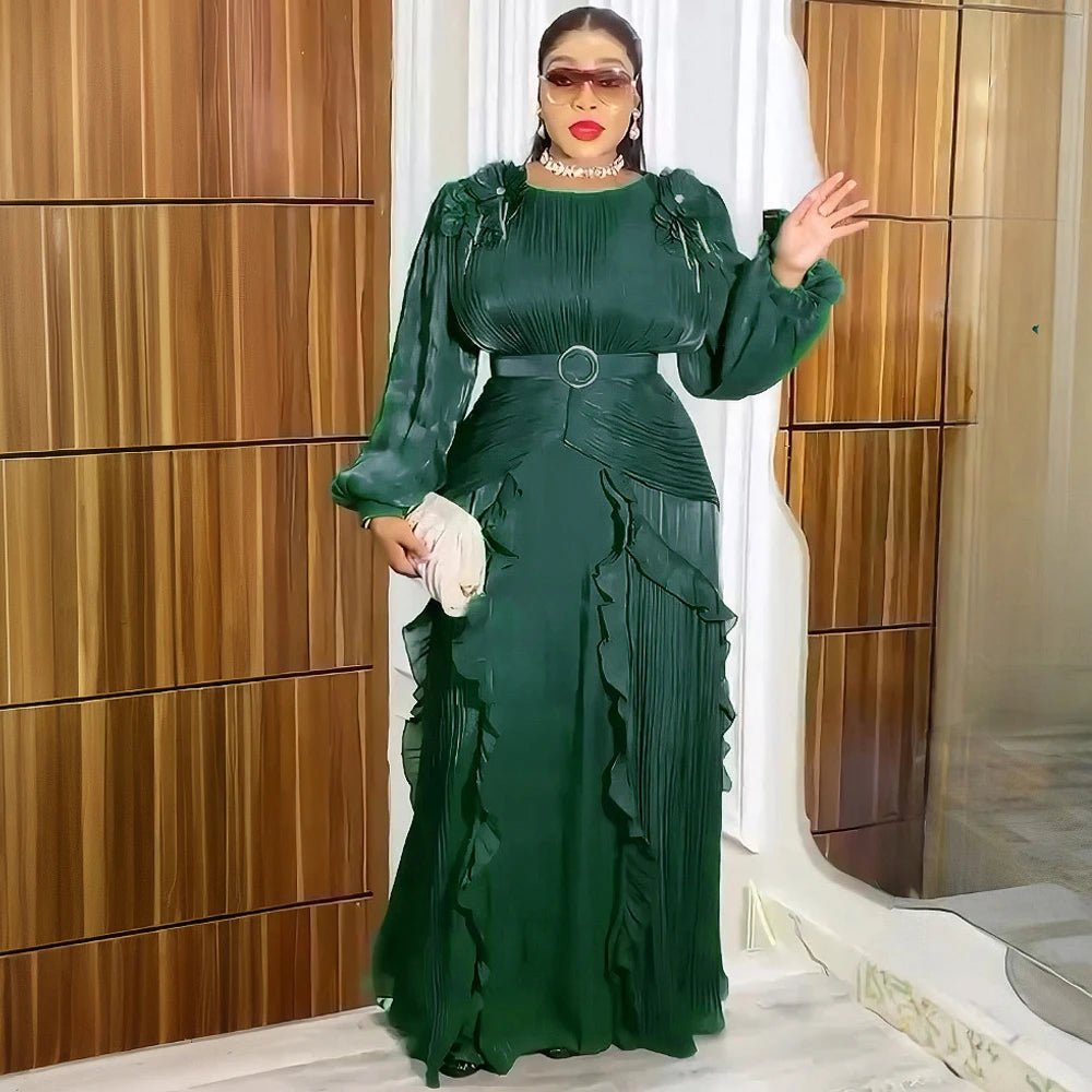 African Dresses For Woman 2025 Africa Clothing Wedding Party Evening Gowns Dashiki Ankara Outfits Dubai Turkey Kaftan Abayas - Free Delivery Worldwide only at Flexi Africa