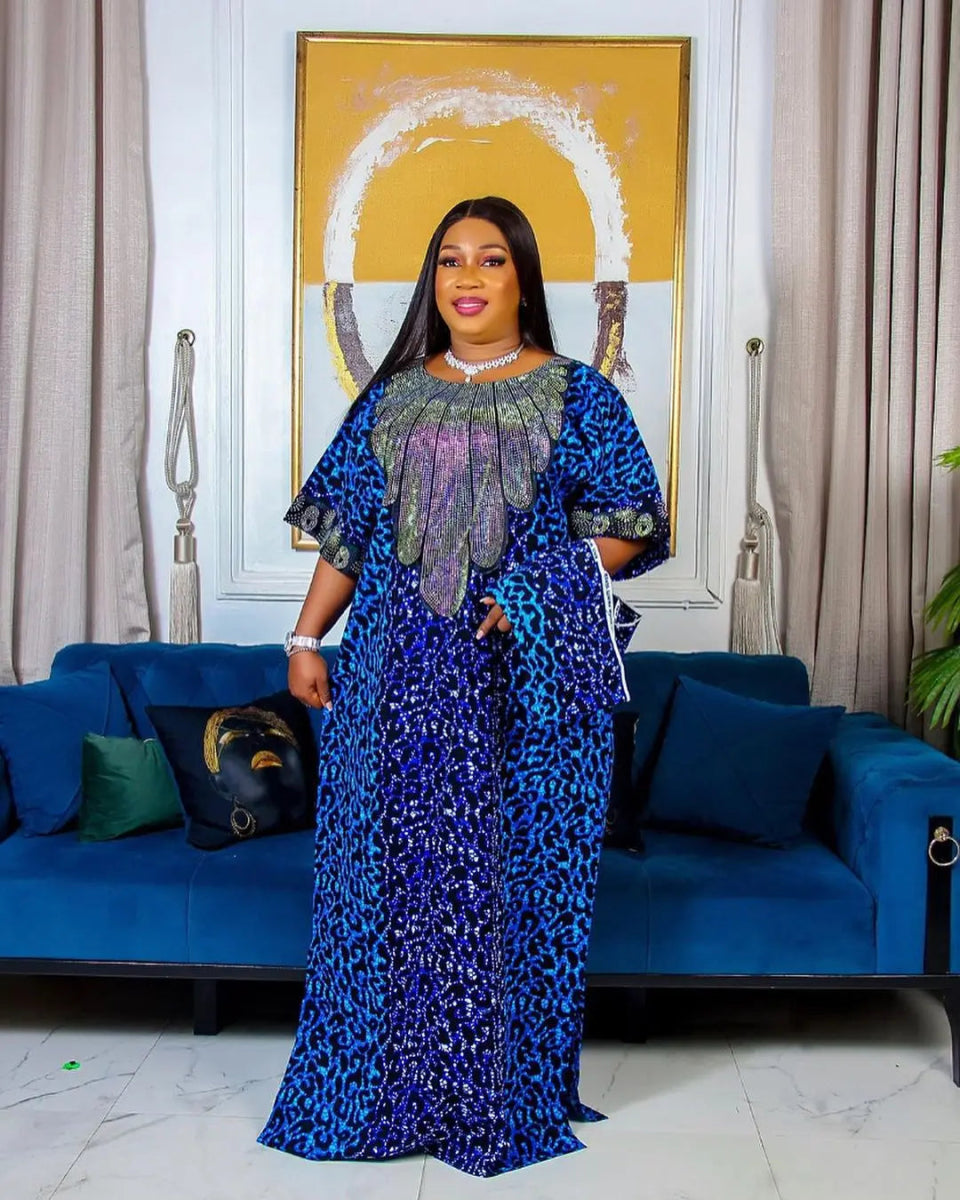 Buy African Dresses Dashiki Ankara Outfits Evening Gown Dubai Kaftan Abaya Robe Outfits for only $34.24 at Flexi Africa