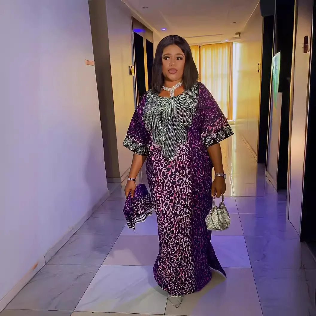Buy African Dresses Dashiki Ankara Outfits Evening Gown Dubai Kaftan Abaya Robe Outfits for only $34.24 at Flexi Africa