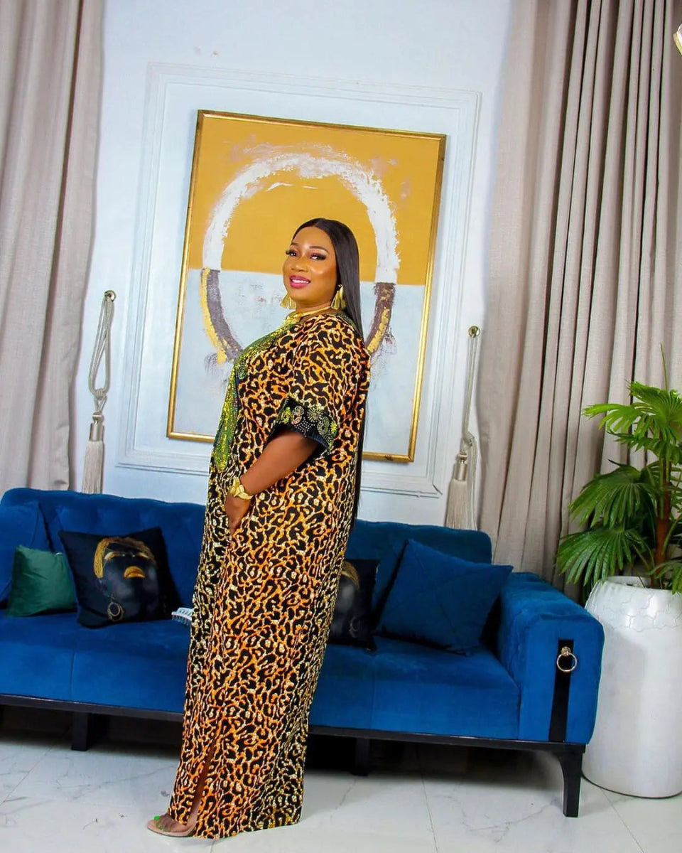 Buy African Dresses Dashiki Ankara Outfits Evening Gown Dubai Kaftan Abaya Robe Outfits for only $34.24 at Flexi Africa