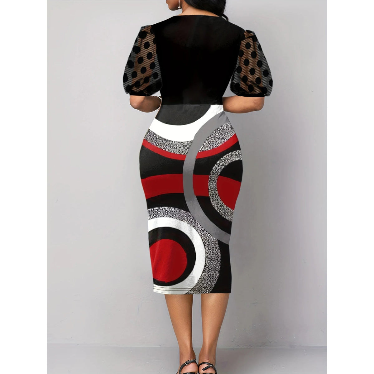 African Dresses For Women 2024 Summer Autumn Africa Clothing Elegant Office Sexy Chic Cocktail Lady Night Party Slim Fit Dress - Free Delivery Worldwide only at Flexi Africa