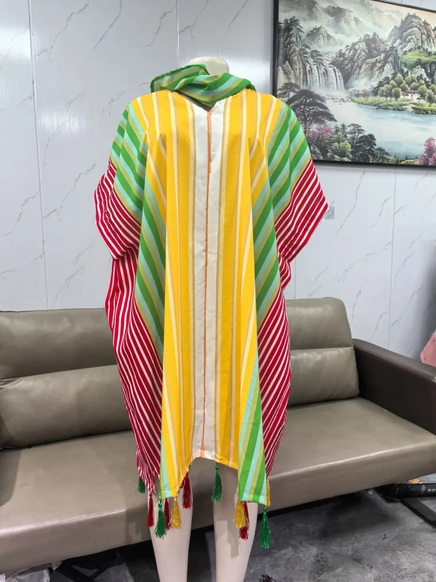 African Dresses For Women Dashiki Long Maxi Dress Ladies Traditional African Clothing Fairy Dreess 2025 Summer Plus Size Dress - Free Delivery Worldwide only at Flexi Africa
