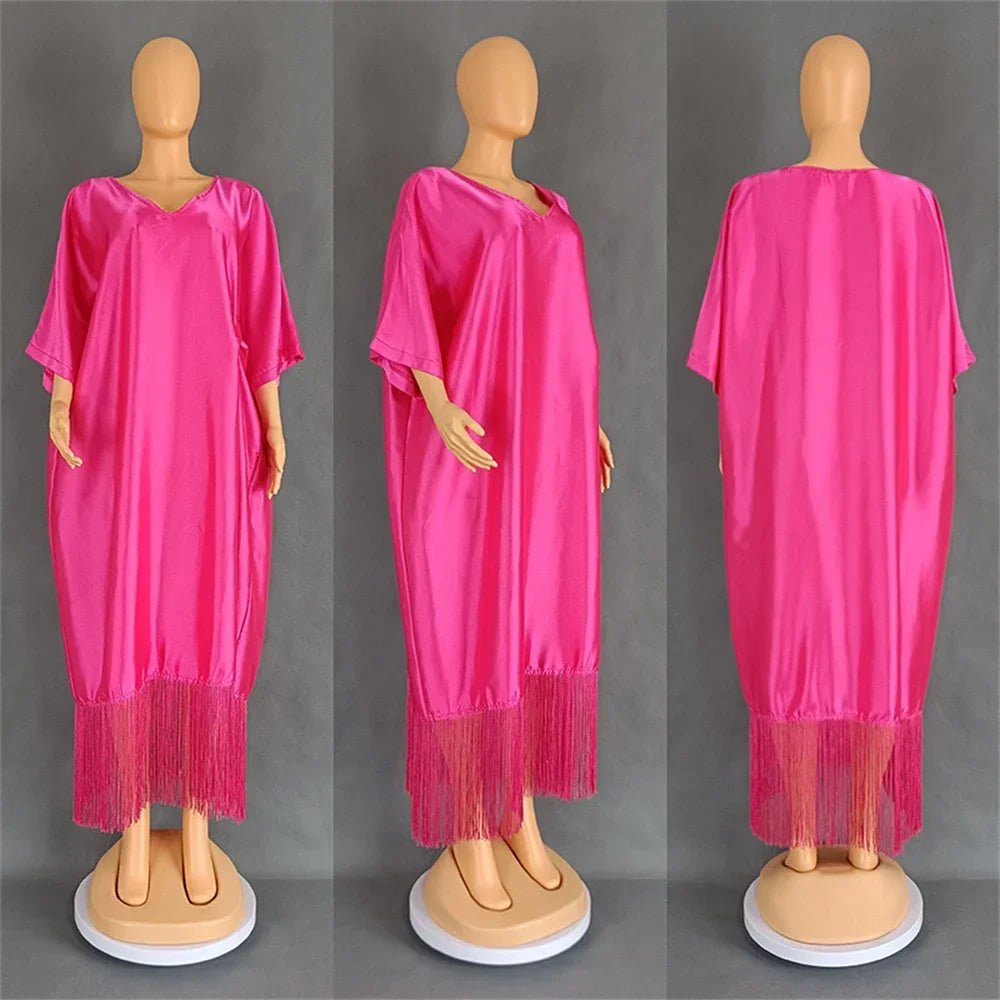 African Dresses for Women Hijab Kaftan Print Loose Boubou Robe Africa Clothes Ankara Dashiki Dubai Abaya Scarf Gown Caftan Dress - Free Delivery Worldwide only at Flexi Africa