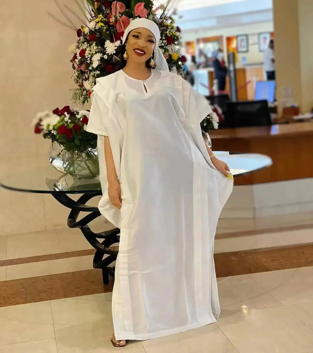 African Dresses For Women Muslim Fashion Abaya Africa Clothes Print Dashiki Ladies Clothing Ankara Big Size Africa Women Dress - Free Delivery Worldwide only at Flexi Africa