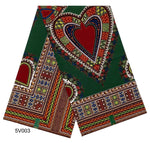 African Fabrics Wax 100% Cotton Wax Prints Good Quality Wax Loincloth For Women Dress 6 Yards