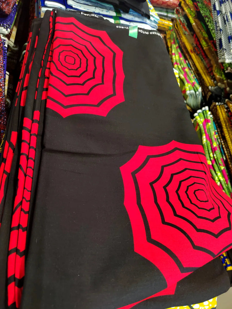 African Fabrics Wax 100% Cotton Wax Prints Good Quality Wax Loincloth For Women Dress 6 Yards