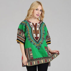 African Fashion with Unisex Dashikiage Dashiki Floral Dress - Perfect for Men and Women with African Traditional Print