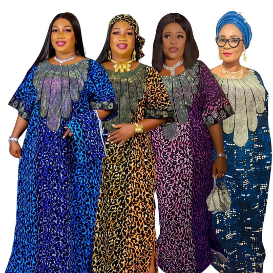 African-Inspired Women's Fashion: Abayas, Boubous, Dashikis, and Ankara Outfits for Evening Wear - Flexi Africa FLEXI AFRICA