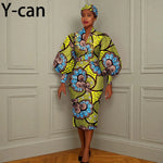 African Long Party Dress for Women – Puff Sleeve V - Neck Slim Dress Free Delivery Worldwide only at Flexi Africa