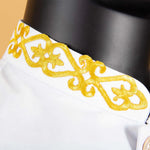 African Men’s Slim - Fit Suit Set – Double - Breasted Embroidered Blazer & Matching Trousers, Full - Sleeve Formal Business Attire - Free Delivery Worldwide only at Flexi Africa