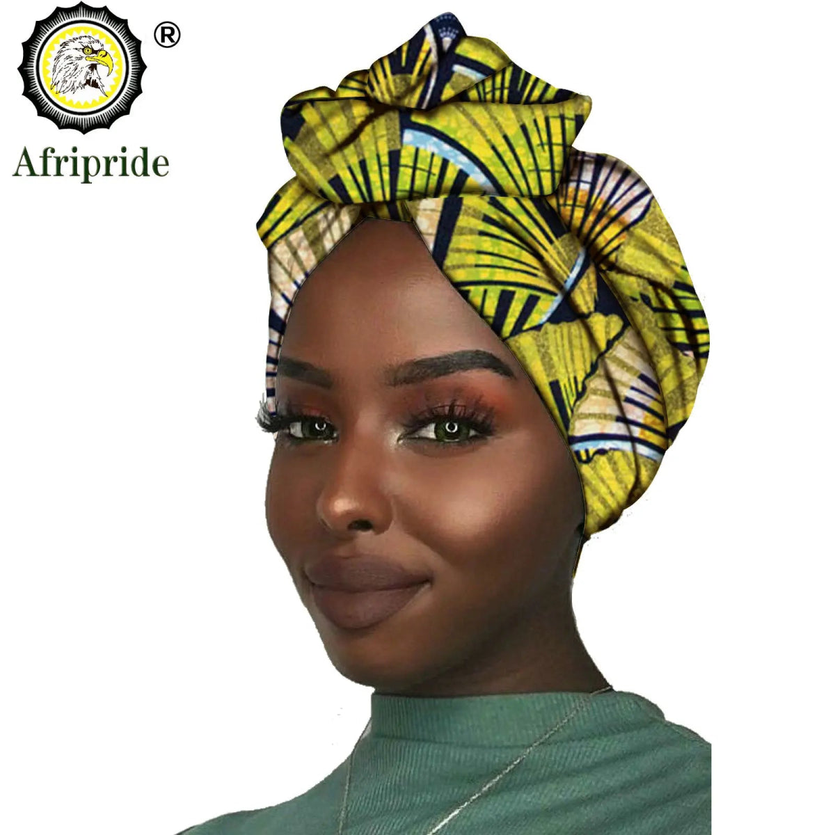 Women's African Headwrap – Traditional Cotton Wax Print Headtie & Scarf - Free Delivery Worldwide only at Flexi Africa