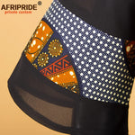 African Print Dashiki Bodycon Maxi Dress – Half Sleeve Ankara Party Wear - Free Delivery Worldwide only at Flexi Africa