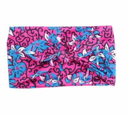 African Print Stretch Bandana Head Wrap Floral Ankara Dashiki Women - Free Delivery Worldwide only at Flexi Africa