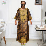 African Traditional Dress for Women – Kanga Dashiki Bazin Robe, Elegant Evening & Party Wear - Free Delivery Worldwide only at Flexi Africa
