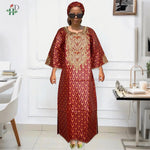 African Traditional Dress for Women – Kanga Dashiki Bazin Robe, Elegant Evening & Party Wear - Free Delivery Worldwide only at Flexi Africa