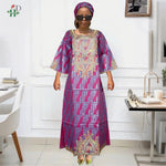 African Traditional Dress for Women – Kanga Dashiki Bazin Robe, Elegant Evening & Party Wear - Free Delivery Worldwide only at Flexi Africa