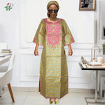 African Traditional Dress for Women – Kanga Dashiki Bazin Robe, Elegant Evening & Party Wear - Free Delivery Worldwide only at Flexi Africa