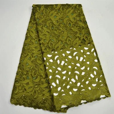 African Voile Lace Fabric – Cotton Lace for Wedding & Party Dresses - Free Delivery Worldwide only at Flexi Africa