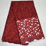 African Voile Lace Fabric – Cotton Lace for Wedding & Party Dresses - Free Delivery Worldwide only at Flexi Africa