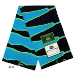 African Wax Fabric Black & White – 100% Cotton Wax Print Pagne, 6 Yards - Free Delivery Worldwide only at Flexi Africa