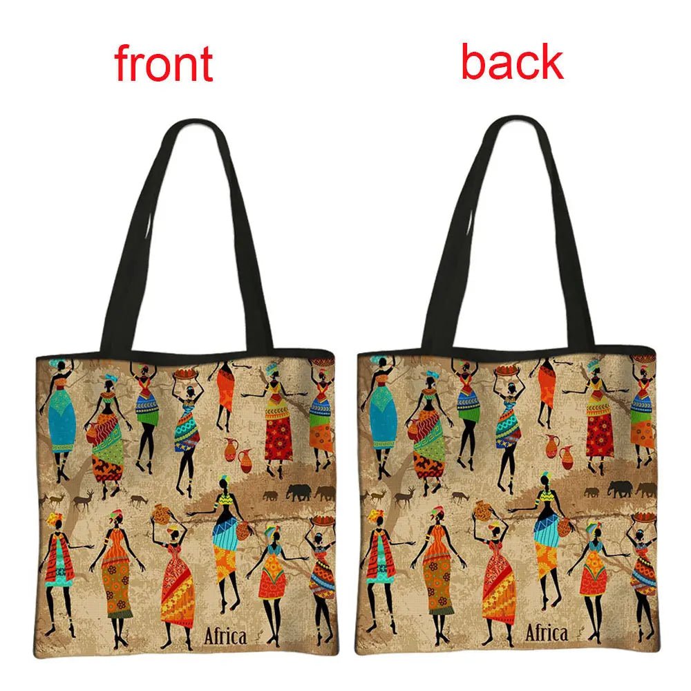 African Women's Style Handbag: Traditional Printed Top-Handle and Shoulder Tote Bags for Females - Flexi Africa - Flexi Africa offers Free Delivery Worldwide - Vibrant African traditional clothing showcasing bold prints and intricate designs