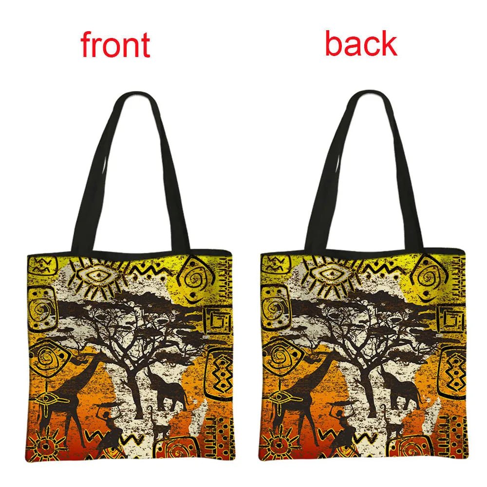 African Women's Style Handbag: Traditional Printed Top-Handle and Shoulder Tote Bags for Females - Flexi Africa - Flexi Africa offers Free Delivery Worldwide - Vibrant African traditional clothing showcasing bold prints and intricate designs