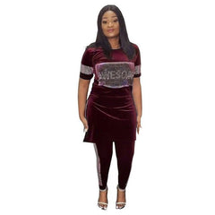 Bold and Beautiful: African American Inspired Women's Winter Sportswear Tracksuit - Free Delivery Worldwide only at Flexi Africa