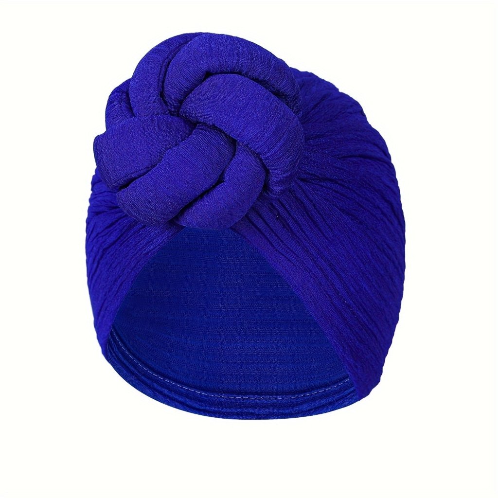Comfortable Solid Color Headwrap – Floral Knot Women’s Turban - Free Delivery Worldwide only at Flexi Africa