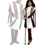 Couples Agbada Set – Men’s Traditional 3PC Suit & Women’s Matching Outfit - Free Delivery Worldwide only at Flexi Africa