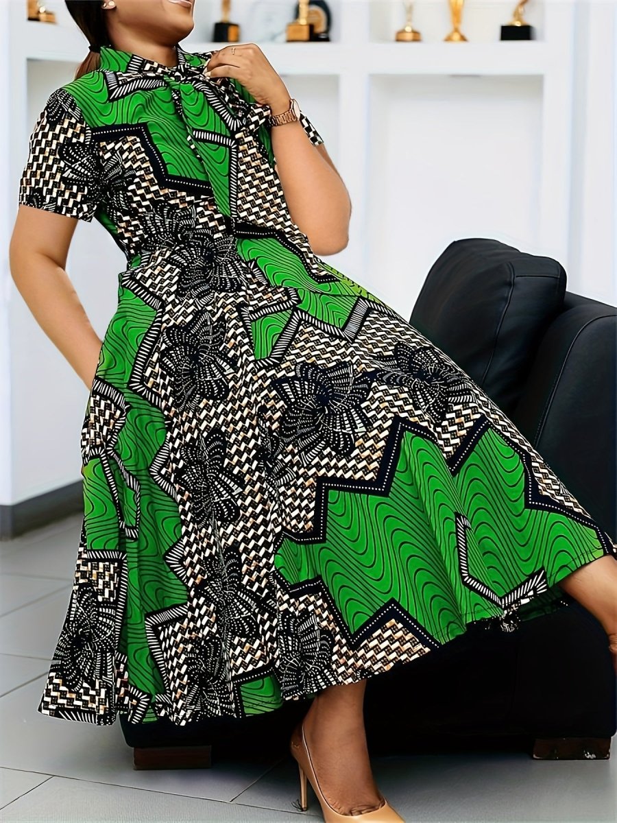 DZ102 Cross - border Women's Dress - Free Delivery Worldwide only at Flexi Africa