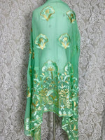 Elegant African Chiffon Hijab for Women – Embroidered Pashmina Shawl Headscarf - Free Delivery Worldwide only at Flexi Africa