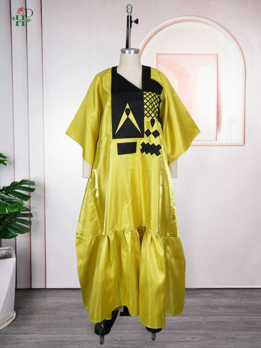 Elegant African Dress for Women – Plus Size Dashiki Ankara Kaftan Robe - Free Delivery Worldwide only at Flexi Africa