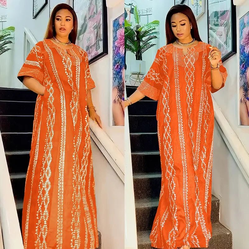 Exquisite African Abayas: Luxury Caftan Dresses for Weddings, Parties, and Beyond - Flexi Africa - Flexi Africa offers Free Delivery Worldwide - Vibrant African traditional clothing showcasing bold prints and intricate designs