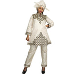 Luxury African Abaya for Women – Plus Size Embroidered Formal Party Dress - Free Delivery Worldwide only at Flexi Africa