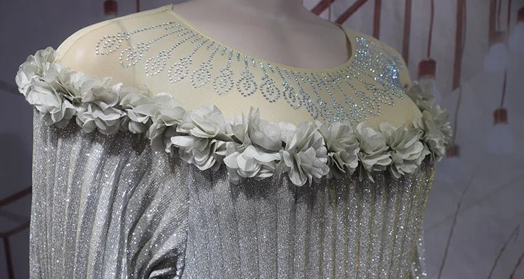 Luxury African Boubou Dress for Women – Classical Elegance Rhodochrosite Design with Folded Pleats - Free Delivery Worldwide only at Flexi Africa